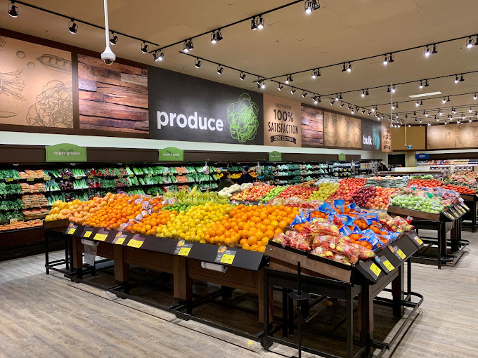 Produce at a grocery store in downtown Calgary
