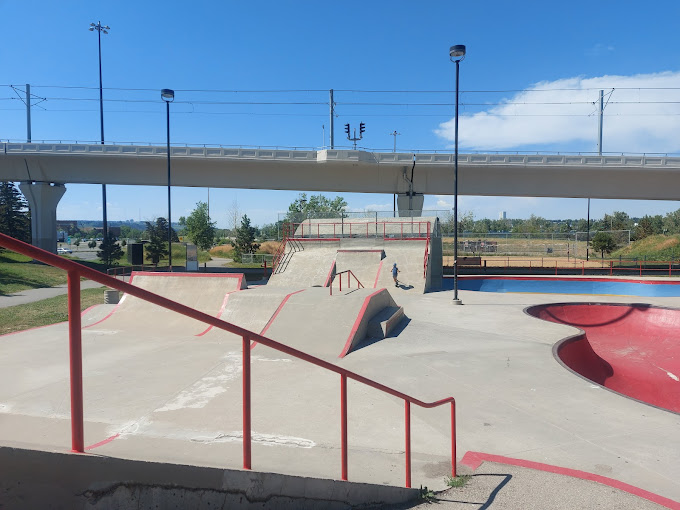 Shaw Millenium Skate Park in downtown Calgary