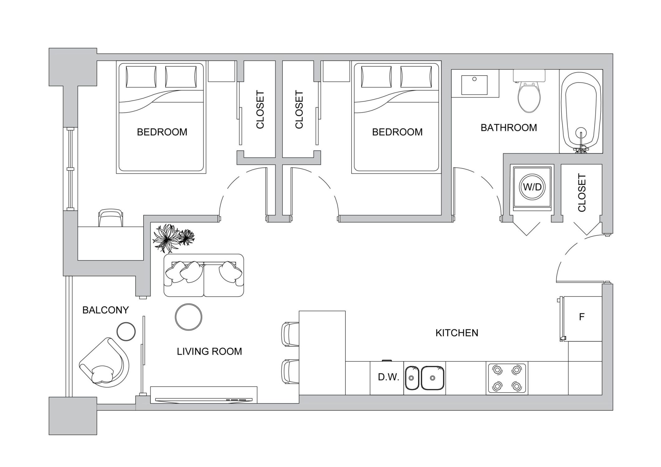 Floor plan layout for Astra Living - ammolite floor plan