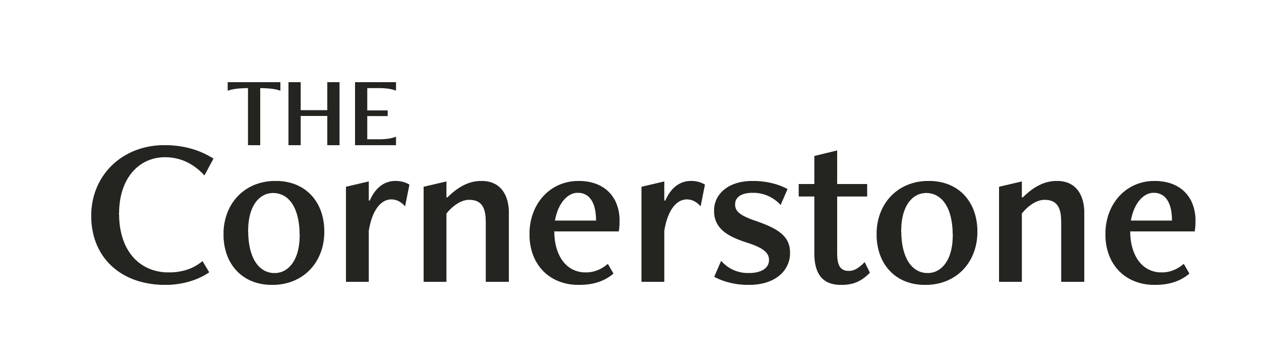 The cornerstoe building logo