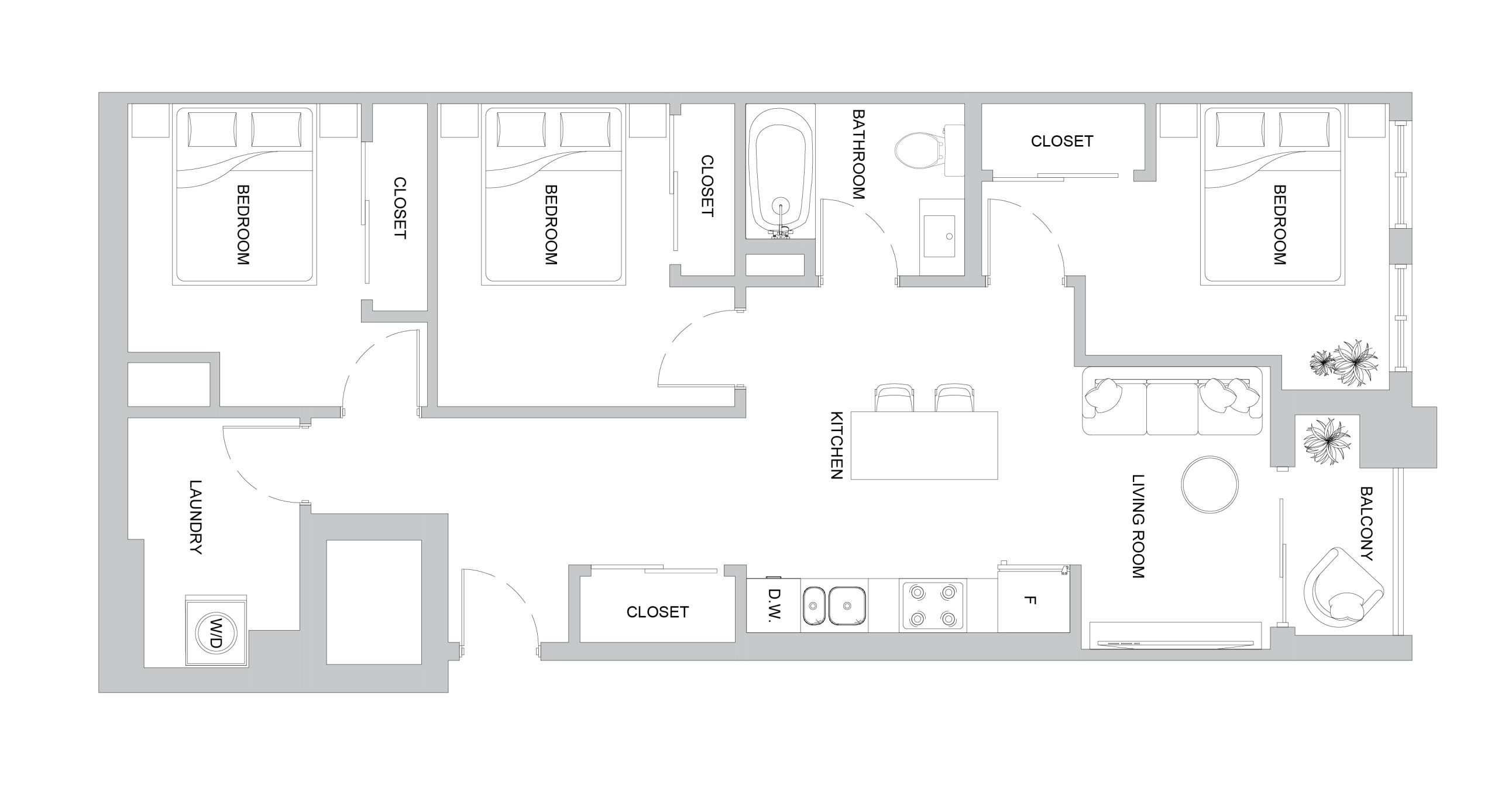 Floor plan layout for Astra Living - Jasper floor plan