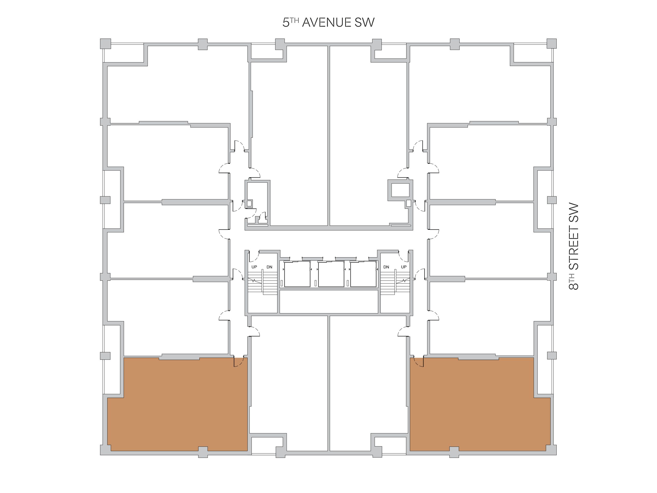 Location of Jade floor plans in The Cornerstone building